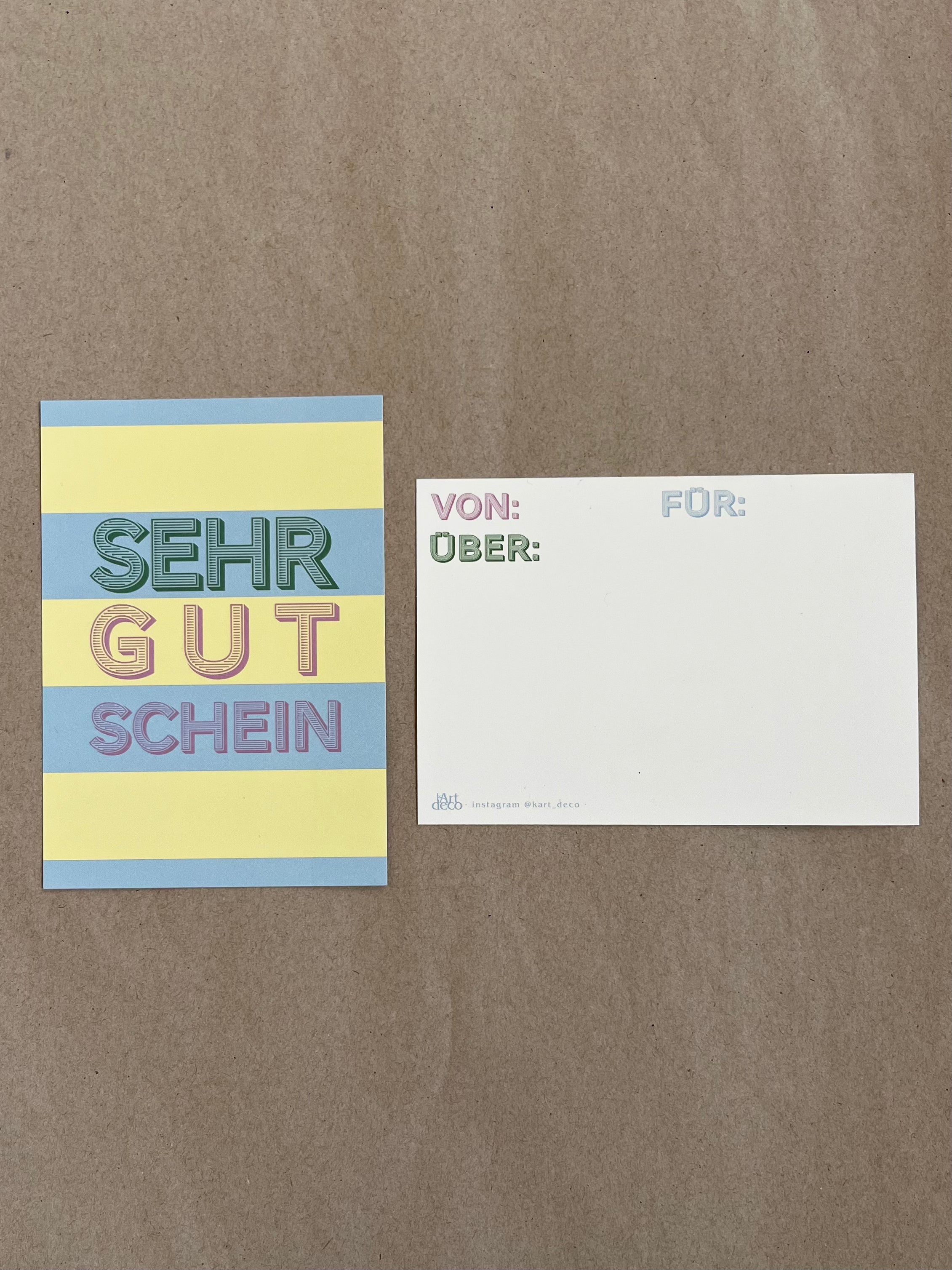 Gutschein SEHRGUTSCHEIN